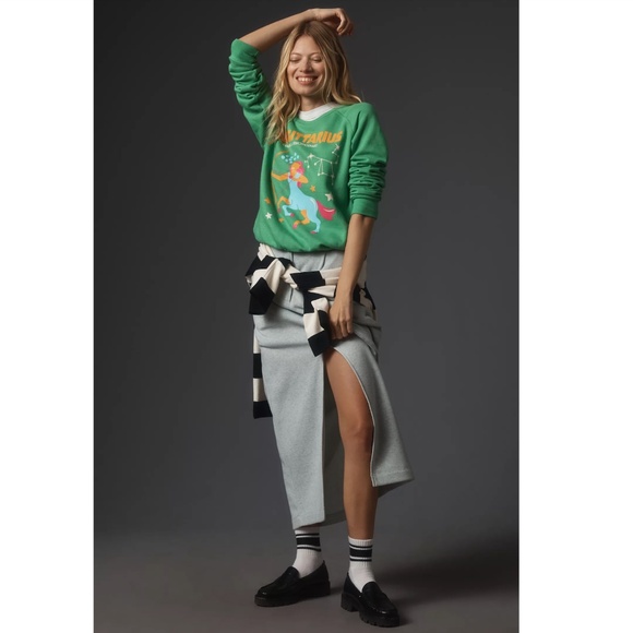 NWT Anthropologie The Carolita Zodiac Sweatshirt Sagittarius 66% Off Retail - Picture 3 of 16
